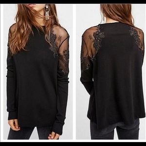 FREE PEOPLE Daniella Top in Black